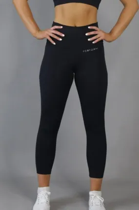 Perform High Waist 7/8 - Black