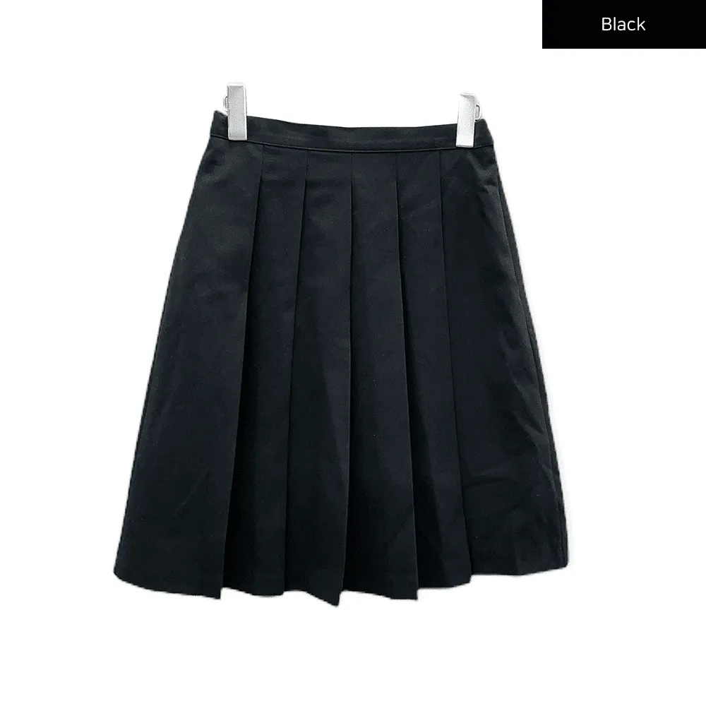 Pleated Midi Skirt CG08