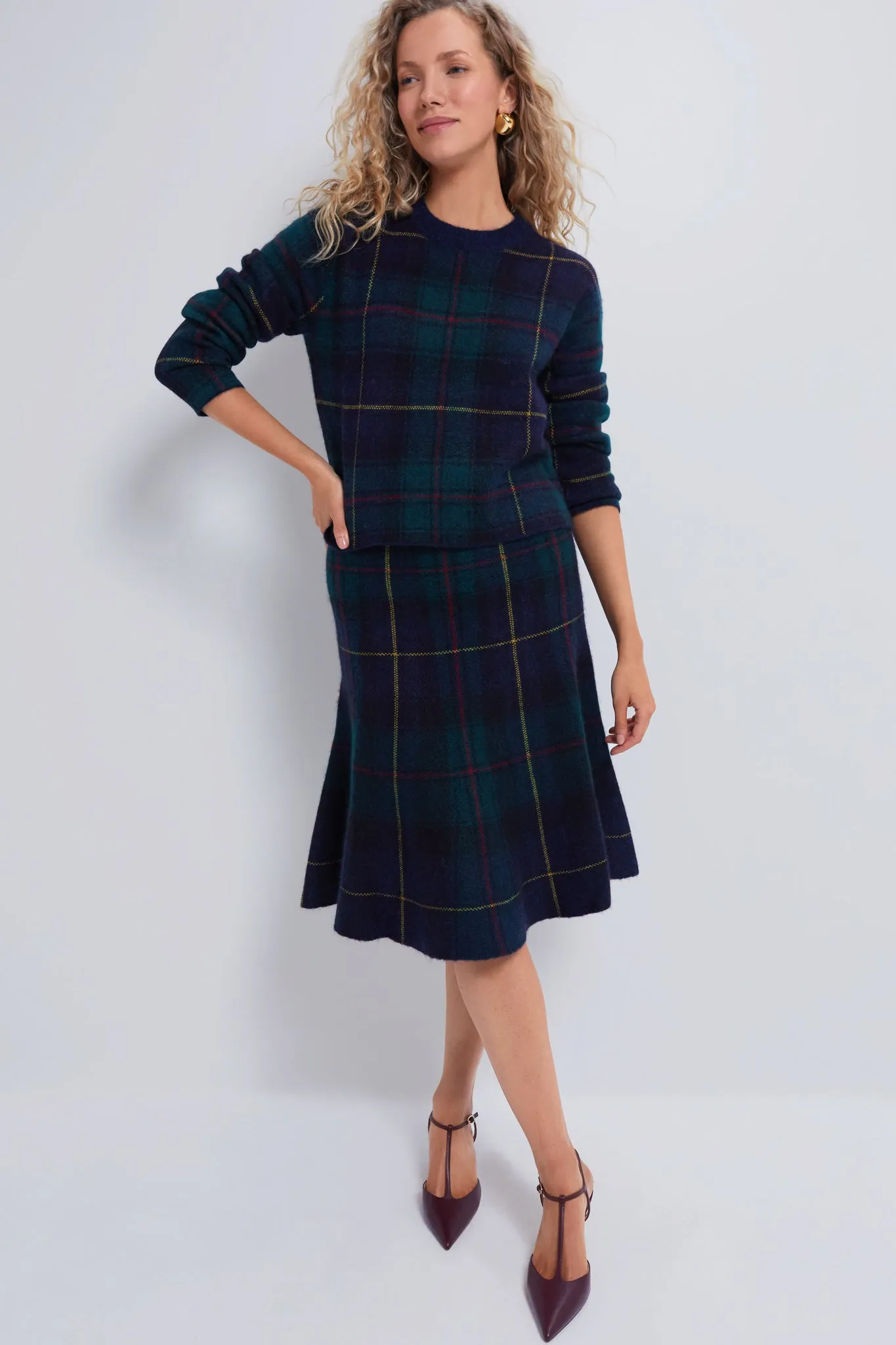 Polo Tartan A-line Skirt