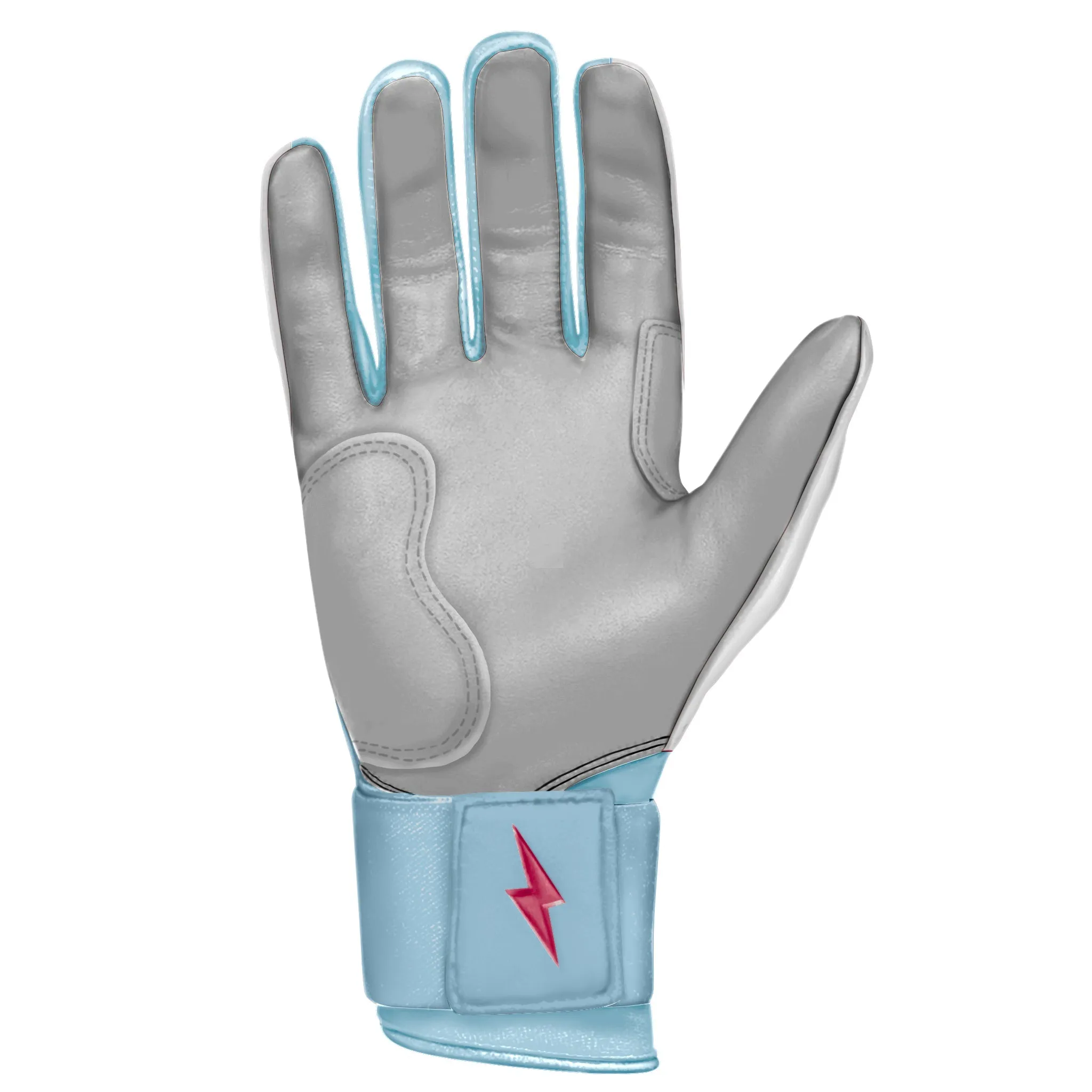 PREMIUM PRO HAPP Series Long Cuff Batting Gloves | WHITE