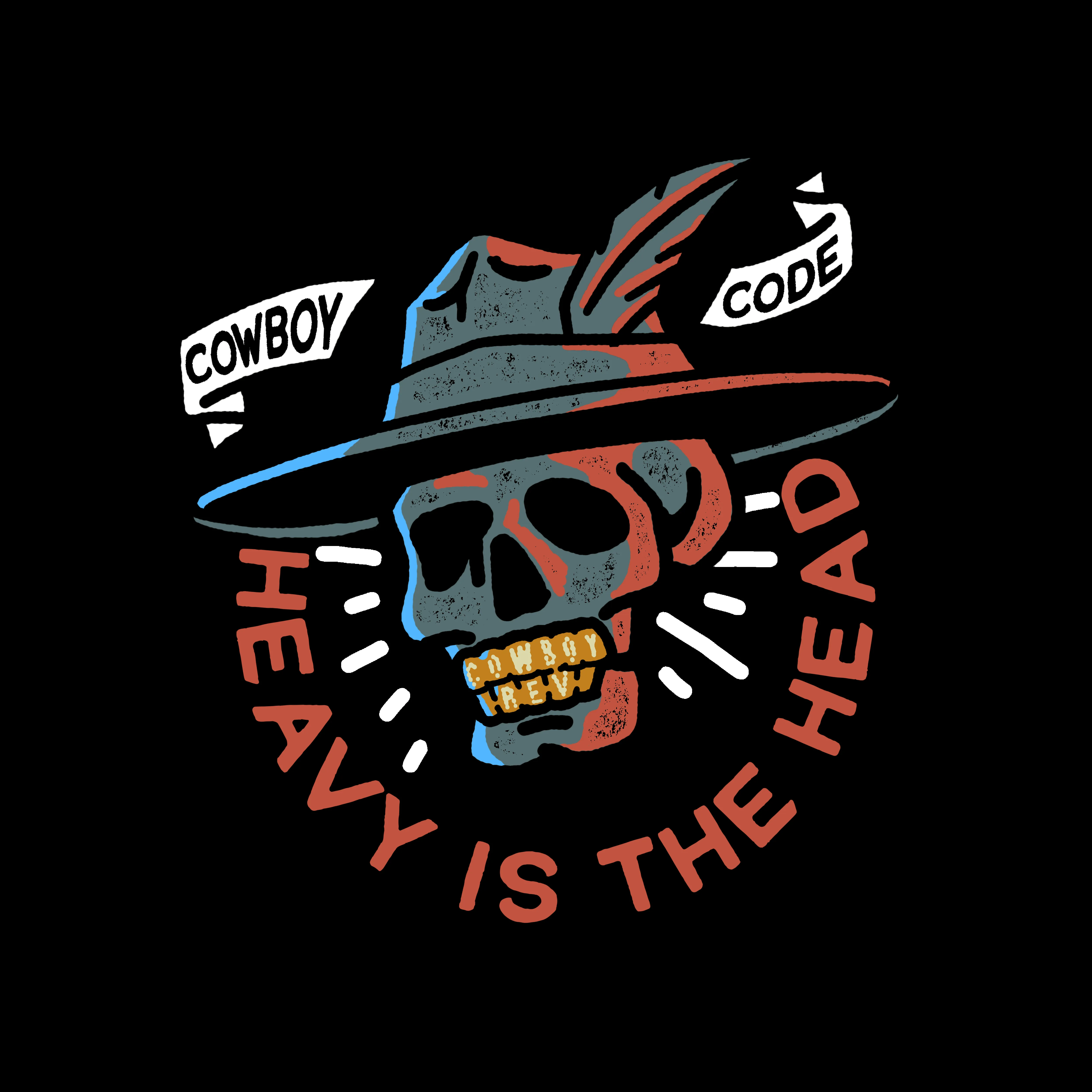 "Heavy Is The Head" Cowboy Revolution Premium Hoodie