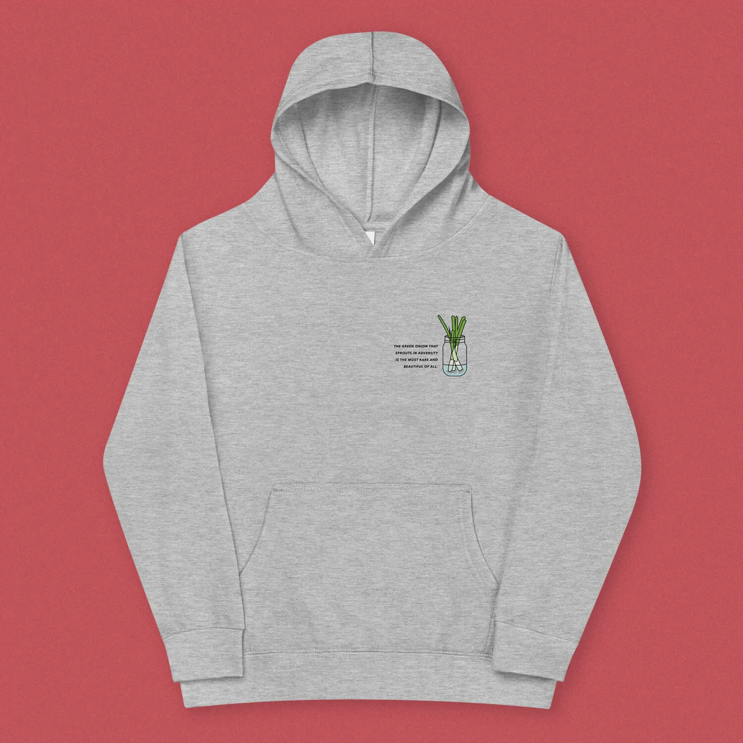 "The Green Onion That Sprouts" Kids Hoodie