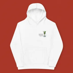 "The Green Onion That Sprouts" Kids Hoodie