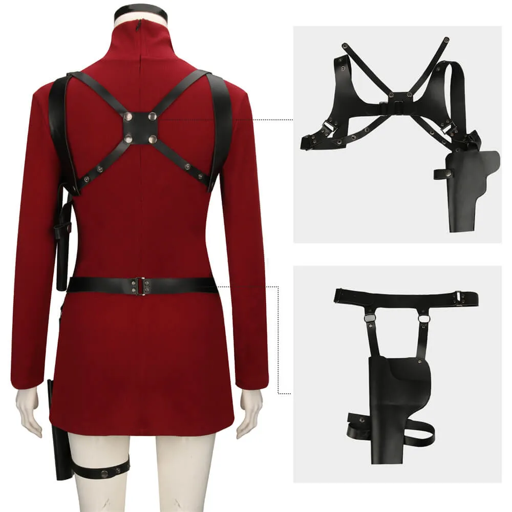 Resident Evil 4 Remake Ada Wong Cosplay Costume (S-XL Ready to Ship)