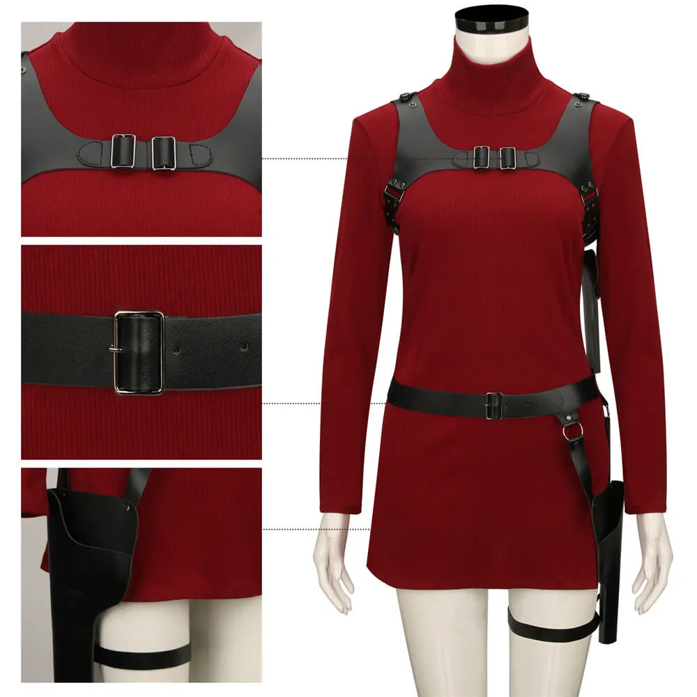 Resident Evil 4 Remake Ada Wong Cosplay Costume (S-XL Ready to Ship)