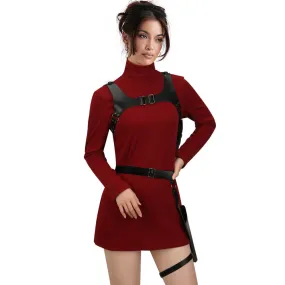 Resident Evil 4 Remake Ada Wong Cosplay Costume (S-XL Ready to Ship)