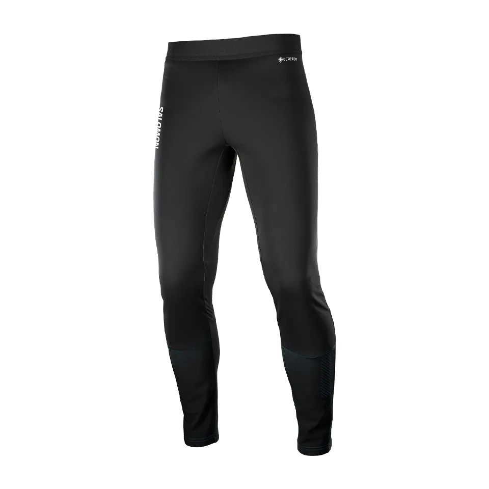 Salomon Men's GORE-TEX INFINIUM WINDSTOPPER Tight Deep Black