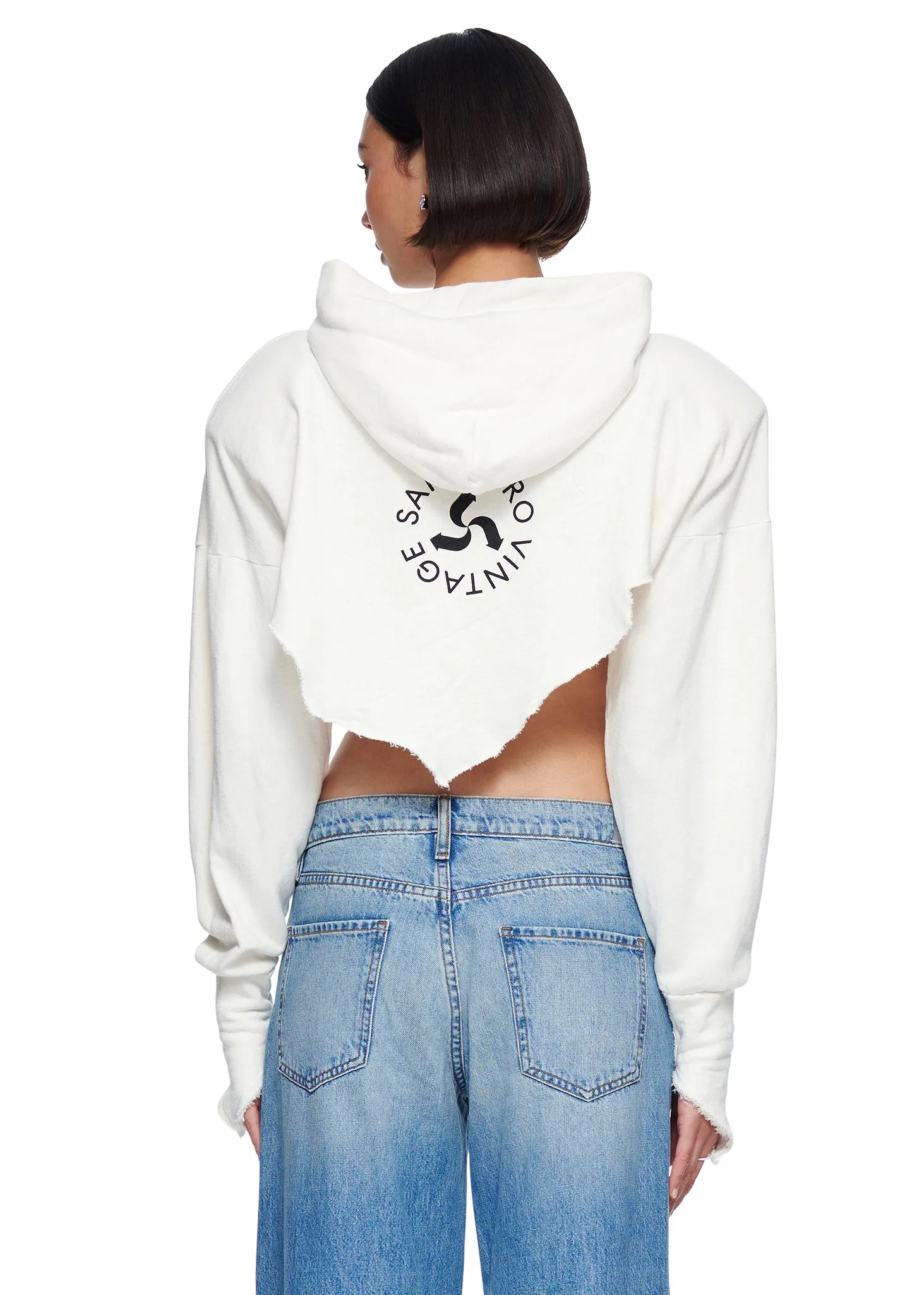 SAMI MIRO VINTAGE V Cut Zip Up Hoodie