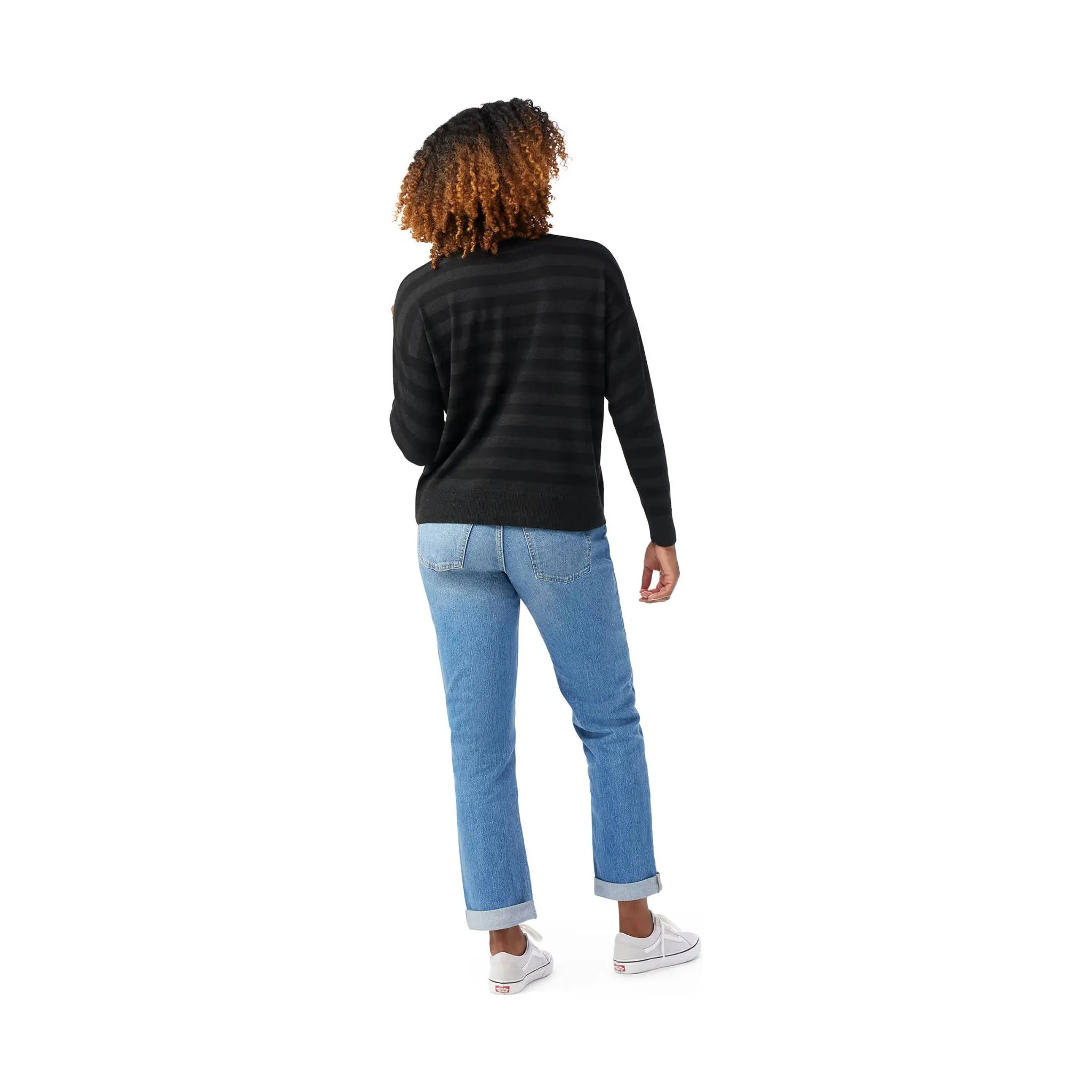 Smartwool Women's Edgewood Boyfriend Crew Sweater - Black