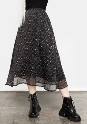 Spectral Midi Skirt