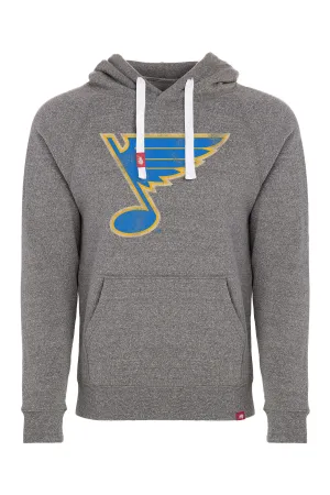 ST. LOUIS BLUES HERITAGE SPORTIQE OLSEN HOODIE - GREY