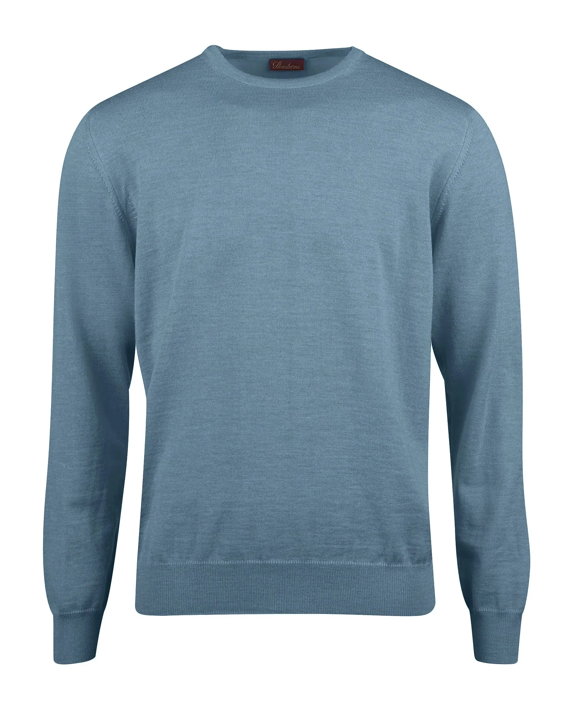 Stentröms Crew Neck Merino Wool Knit - Blue