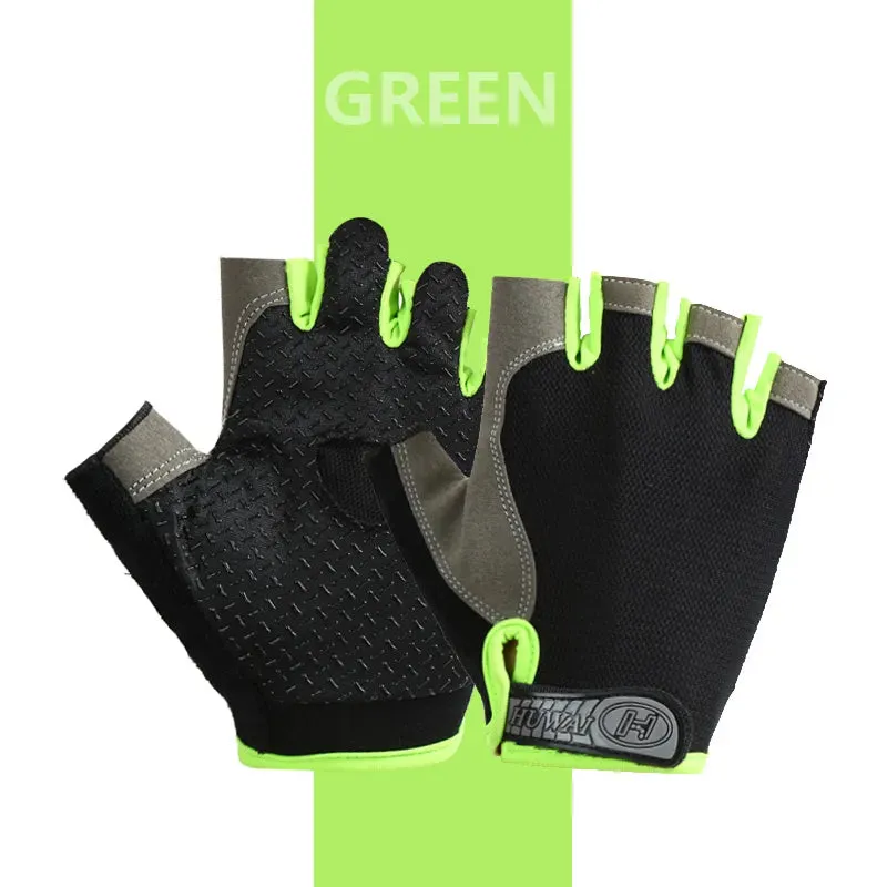 Summer Cycling Sports Gloves For Men's Fitness Training Fingerless Women's Fitness Bicycles Anti-slip and Breathable Sports