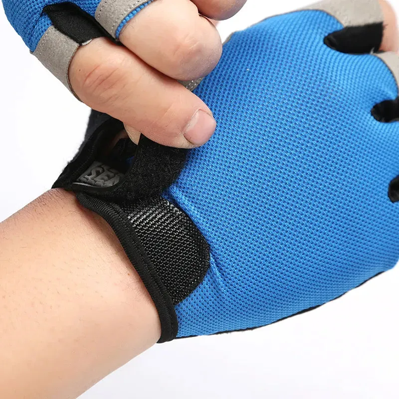 Summer Cycling Sports Gloves For Men's Fitness Training Fingerless Women's Fitness Bicycles Anti-slip and Breathable Sports