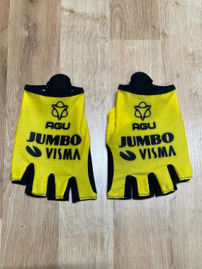 Team Jumbo Visma AGU Premium Summer Gloves Yellow