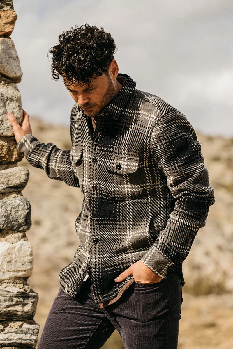 The Anvil 13oz Loose Weave Plaid - Gray