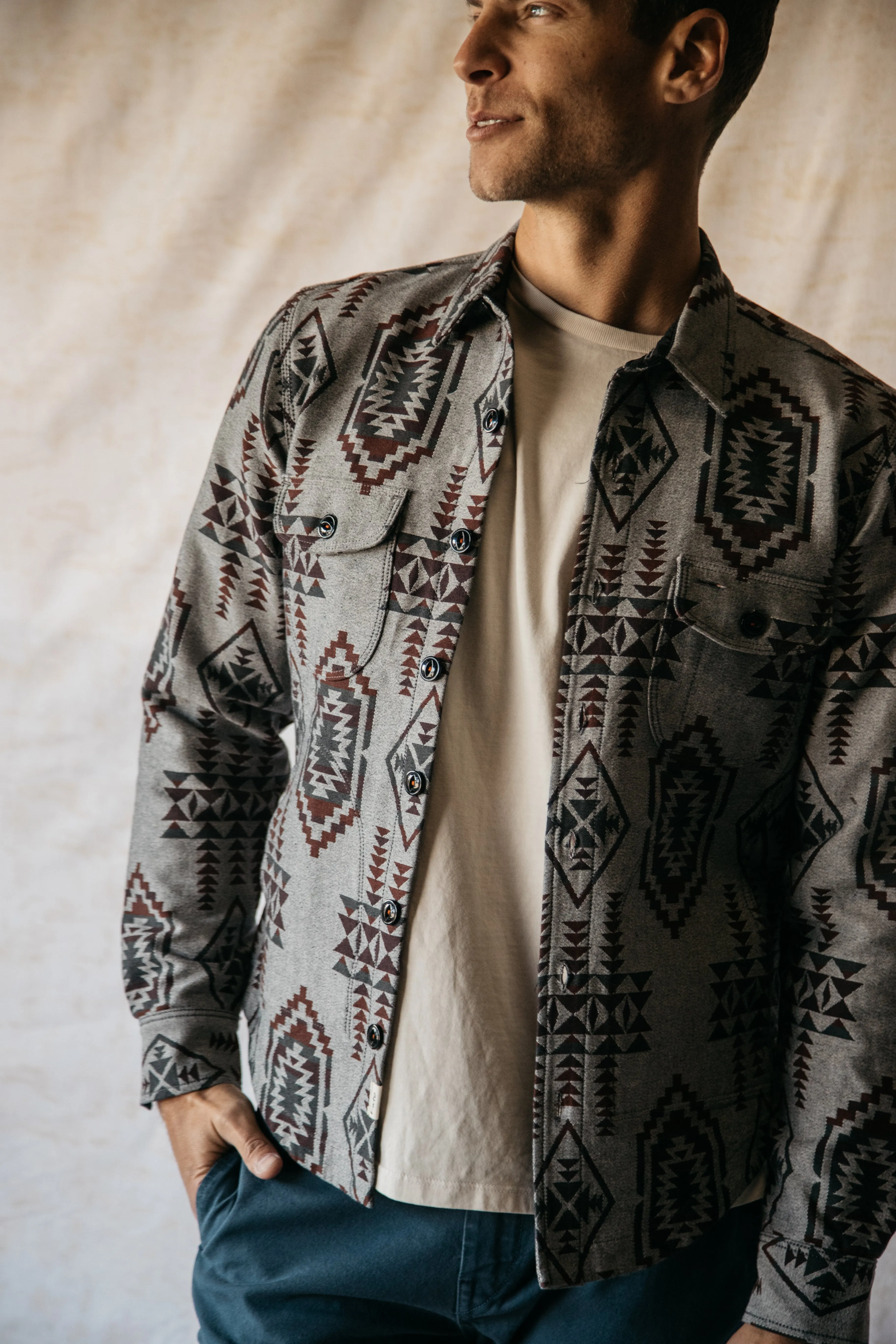 The Anvil Jacquard Jacket - Gray