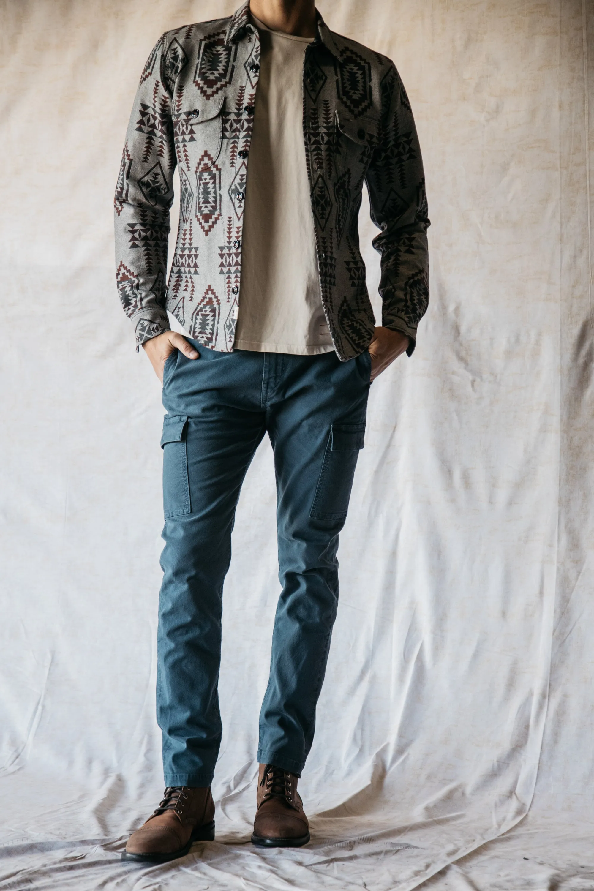 The Anvil Jacquard Jacket - Gray