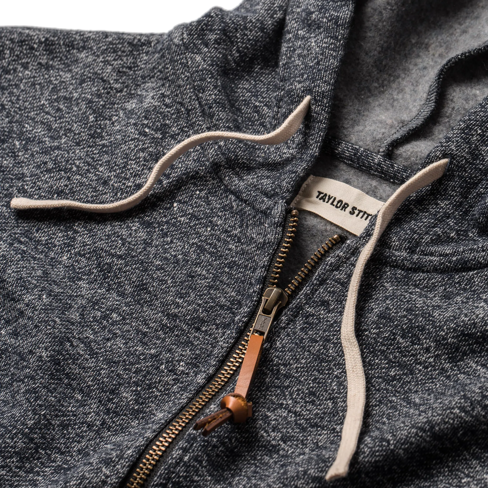 The Après Hoodie in Navy Hemp Fleece