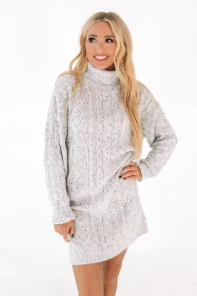 The Best Days Sweater Dress - Grey