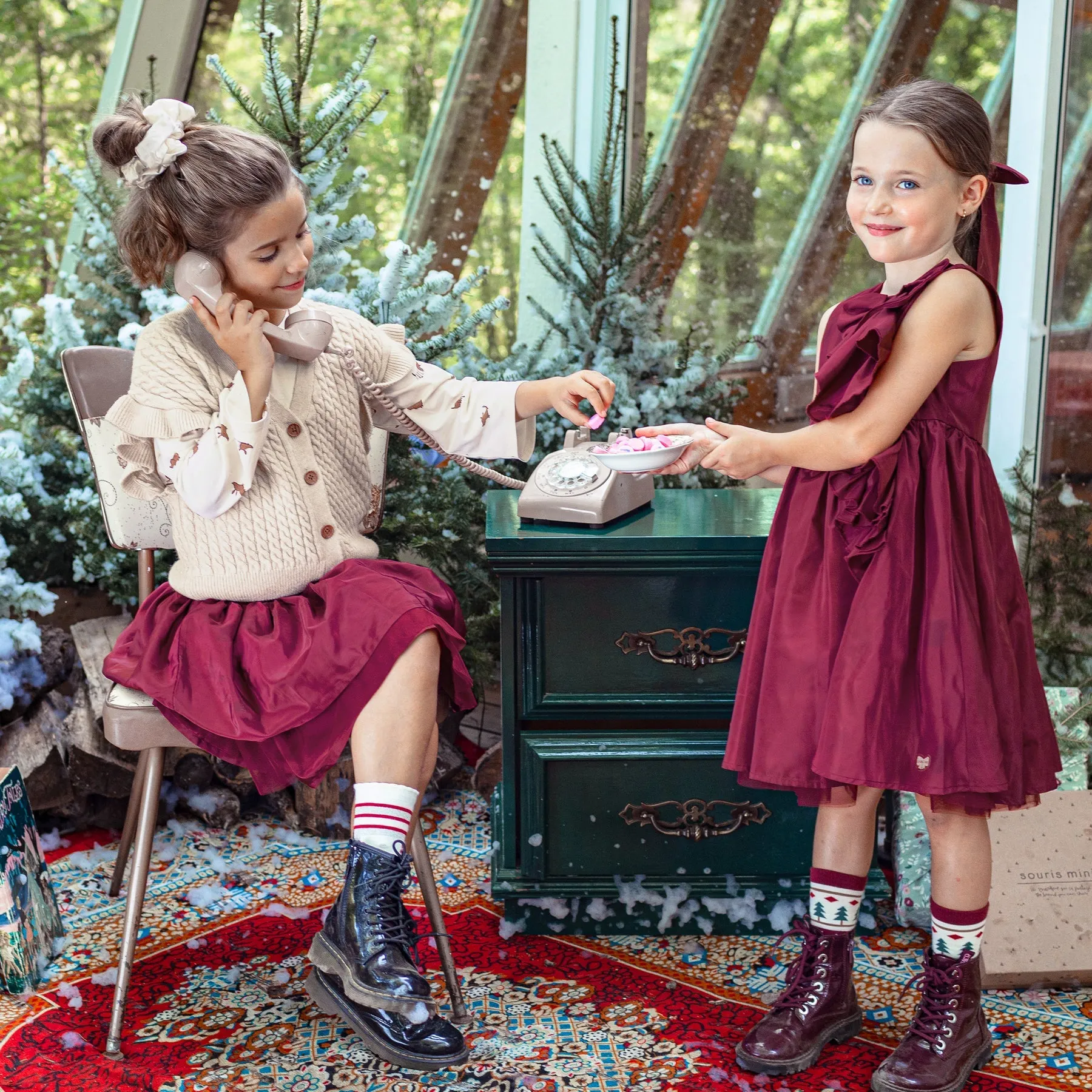 The Hayley Taffeta Dress - KIDS