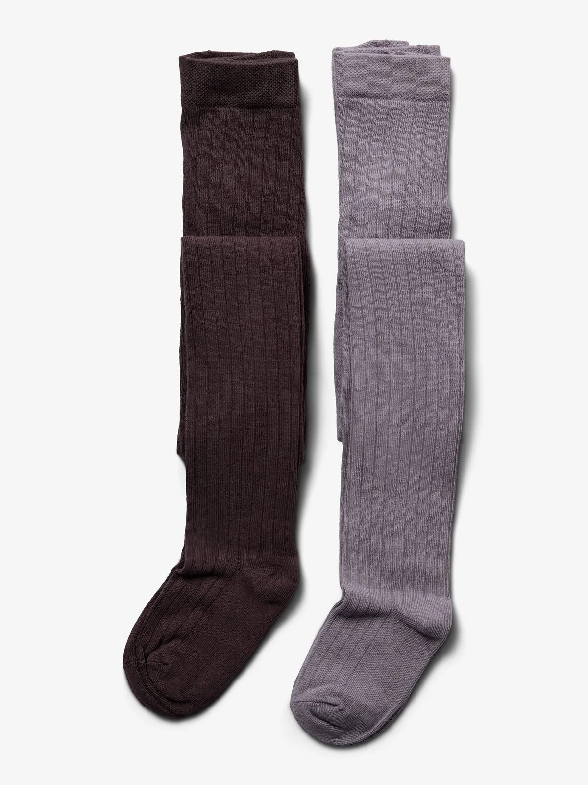 Tights 2-pack - Tween - Dusty Purple/Dark Purple