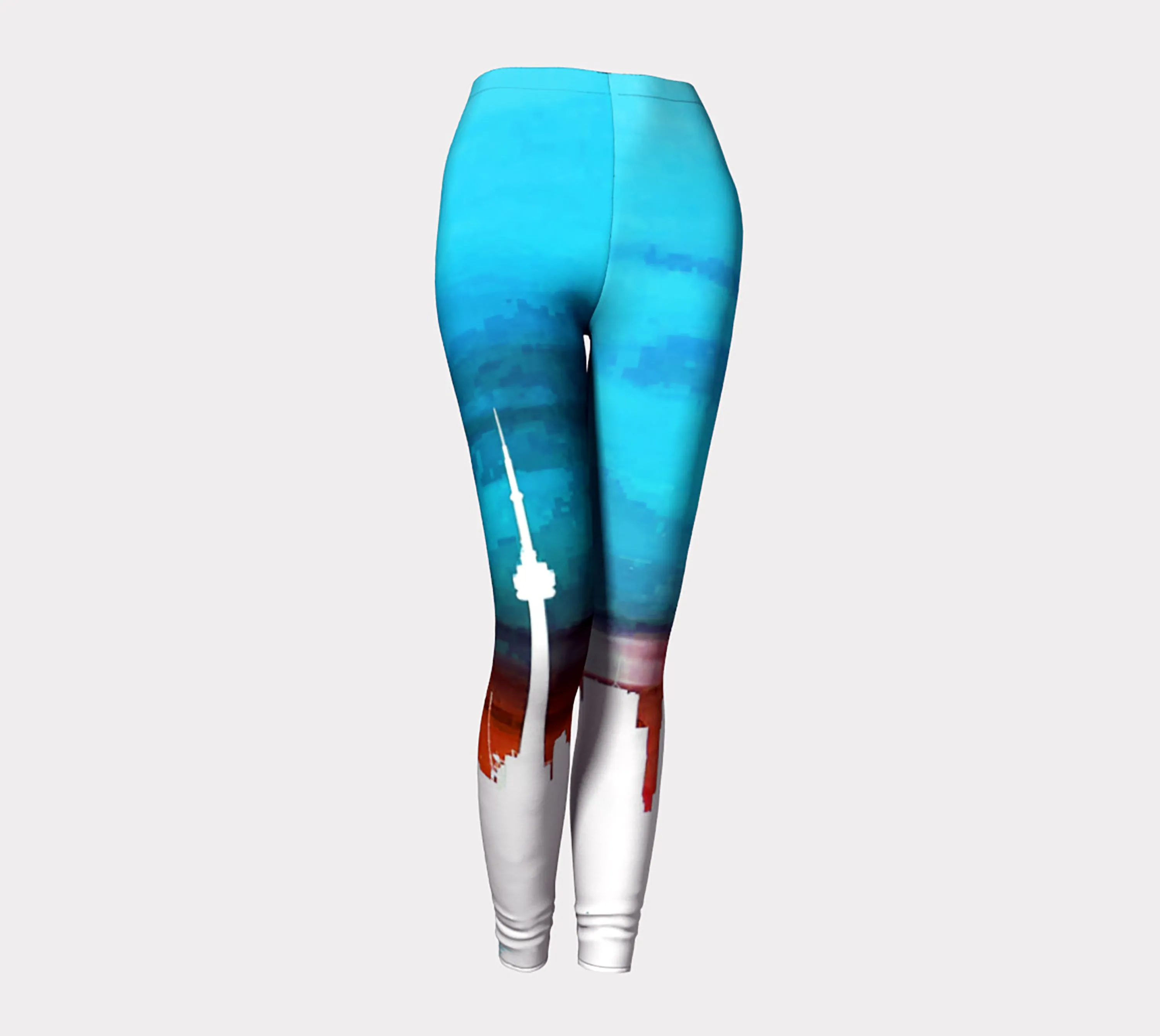 Toronto CN Tower Sunset Leggings