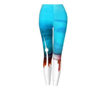 Toronto CN Tower Sunset Leggings