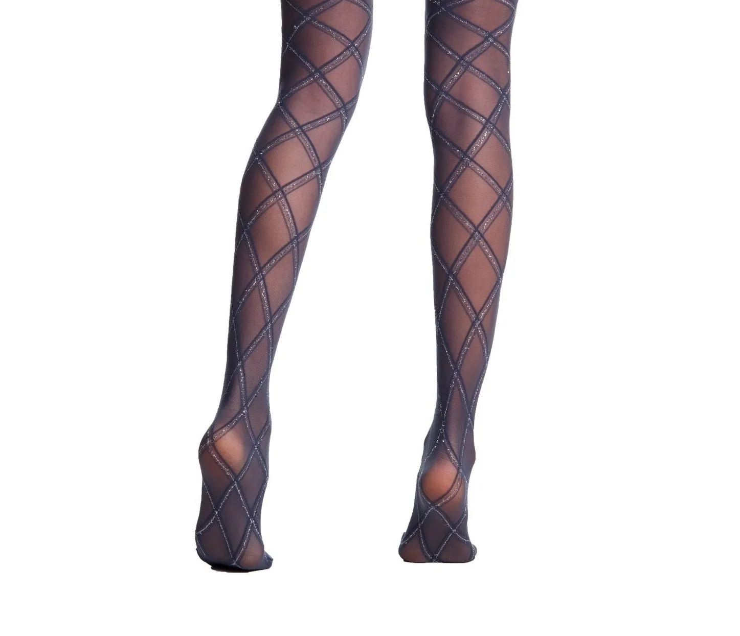 Trasparenze Phuket 20 Denier Lurex Diamond Patterned Hold Ups