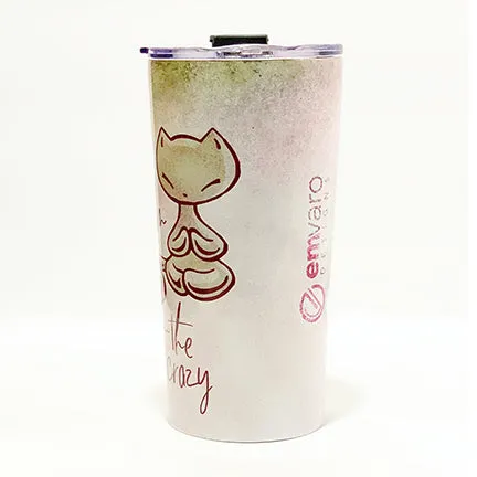 Travel Mug: Calm in the Crazy - Skoshie the Cat