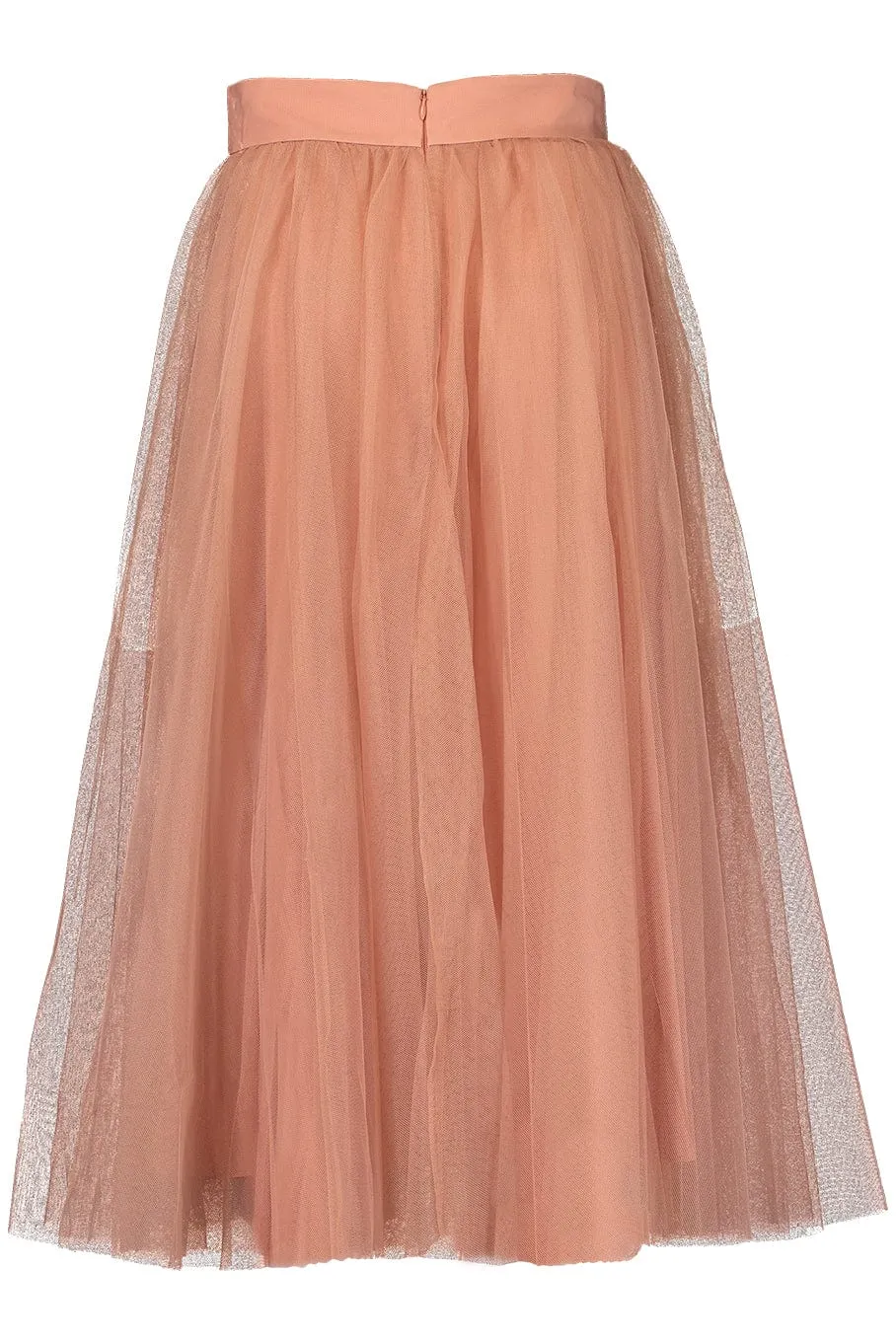 Tulle Midi Skirt