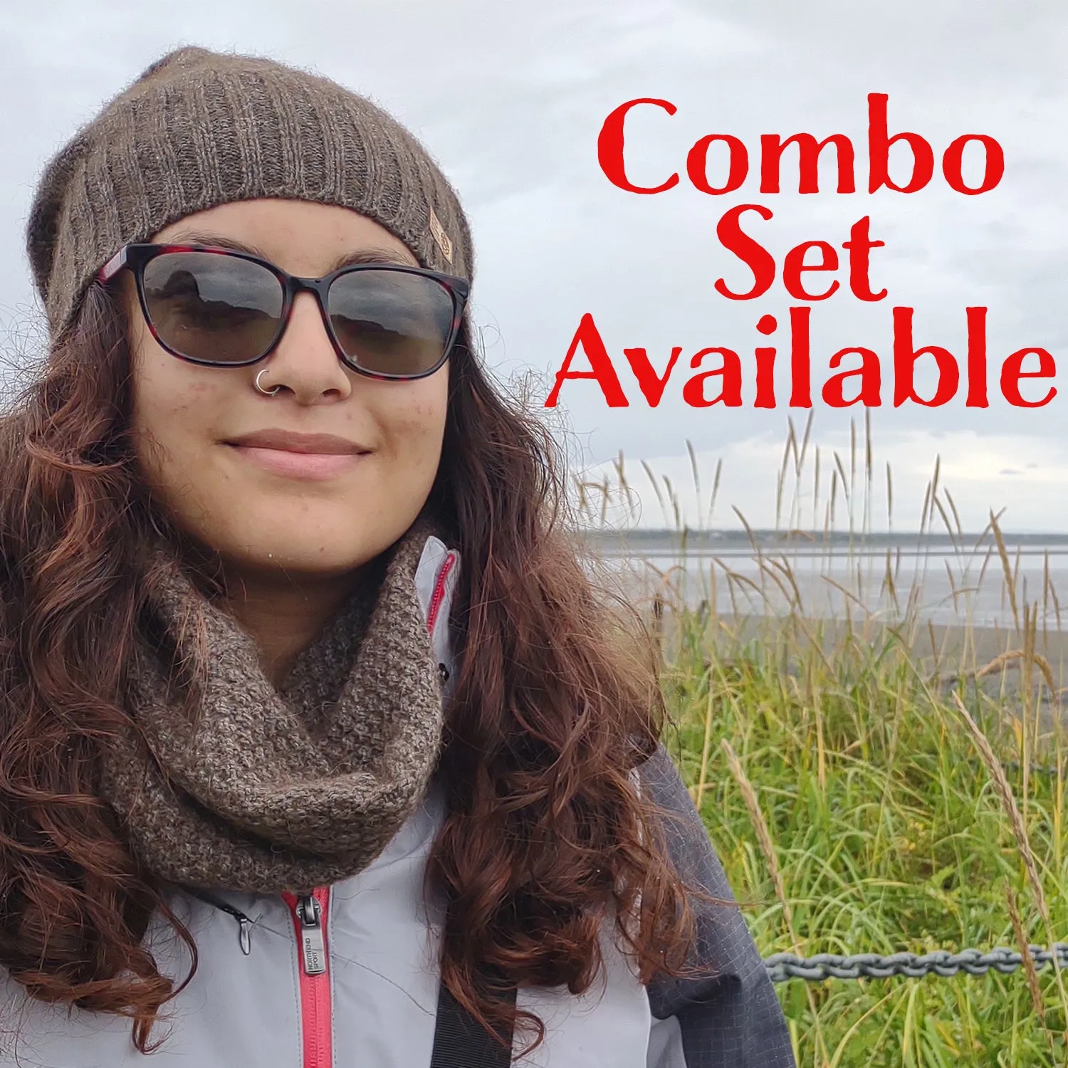 Ultralight Combo set; Ladies hat, glove and cowl