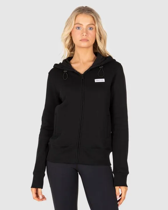 Unit Ladies Latch Hoodie Black