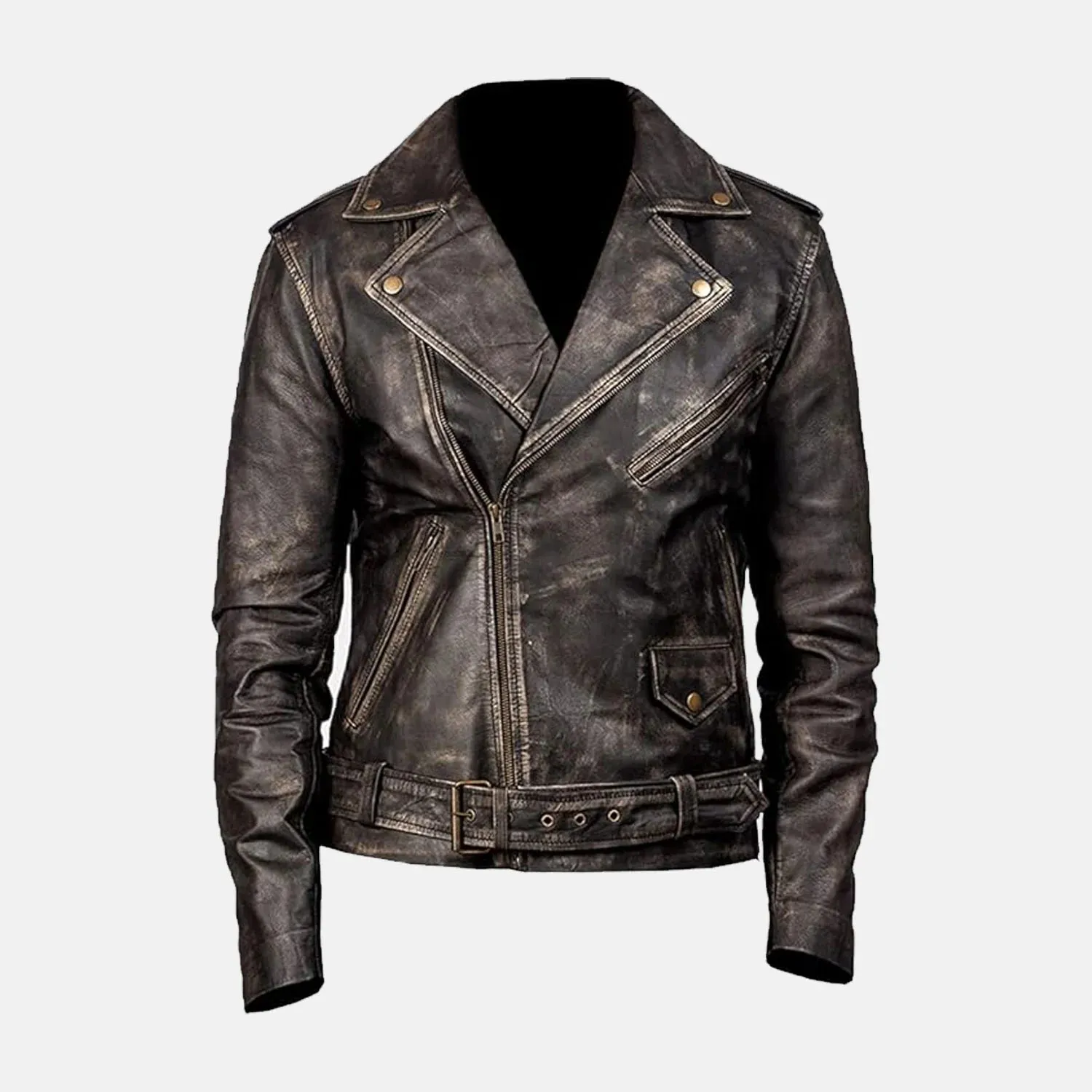 Urban Rider Leather Biker Jacket | Men's Biker Jacket