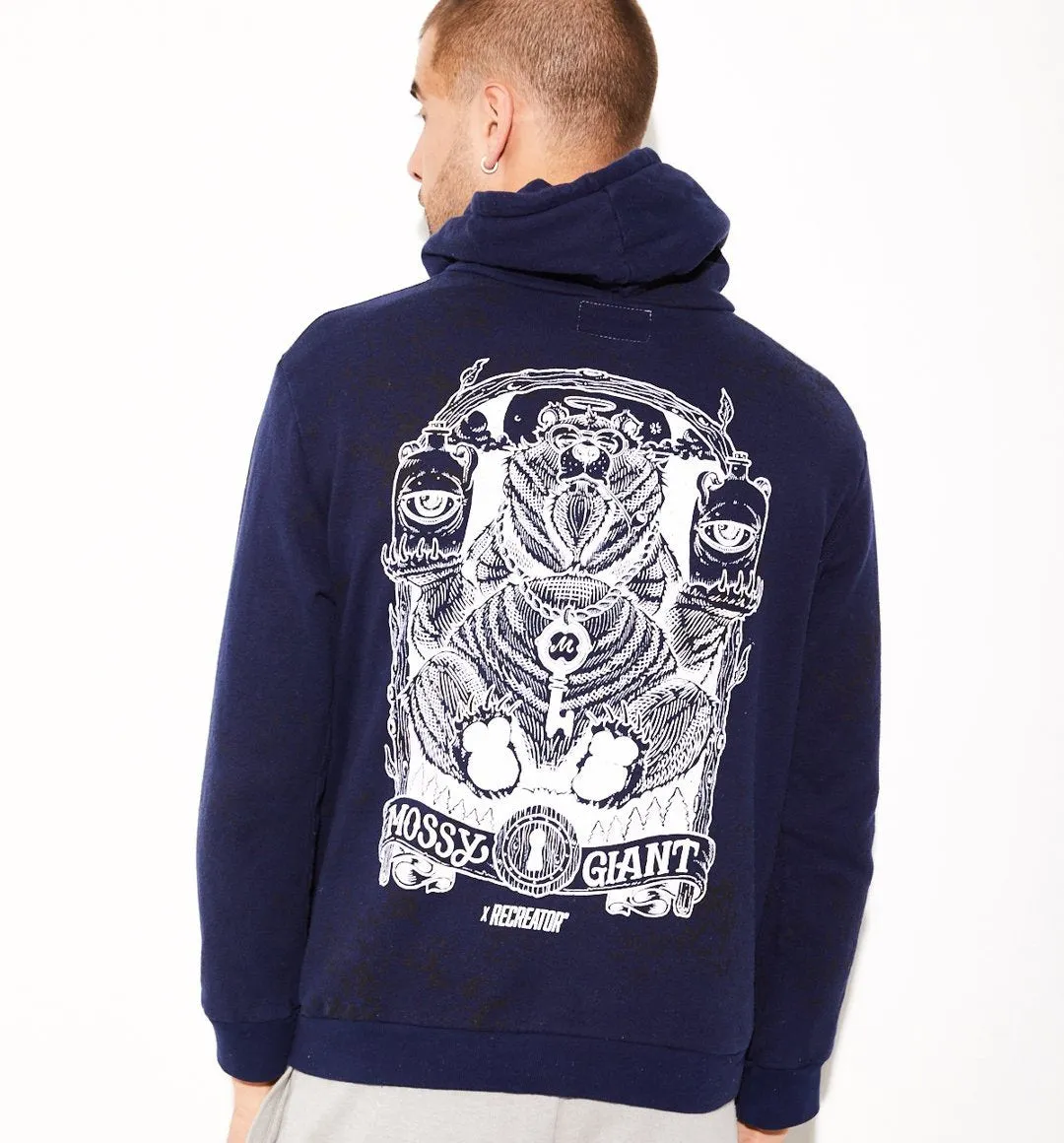 UX Mossy Bear Hemp Hoodie