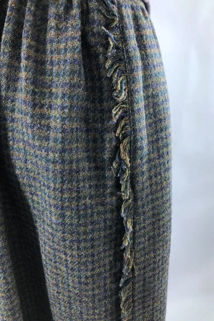 Vintage Escada Houndstooth Wool Skirt