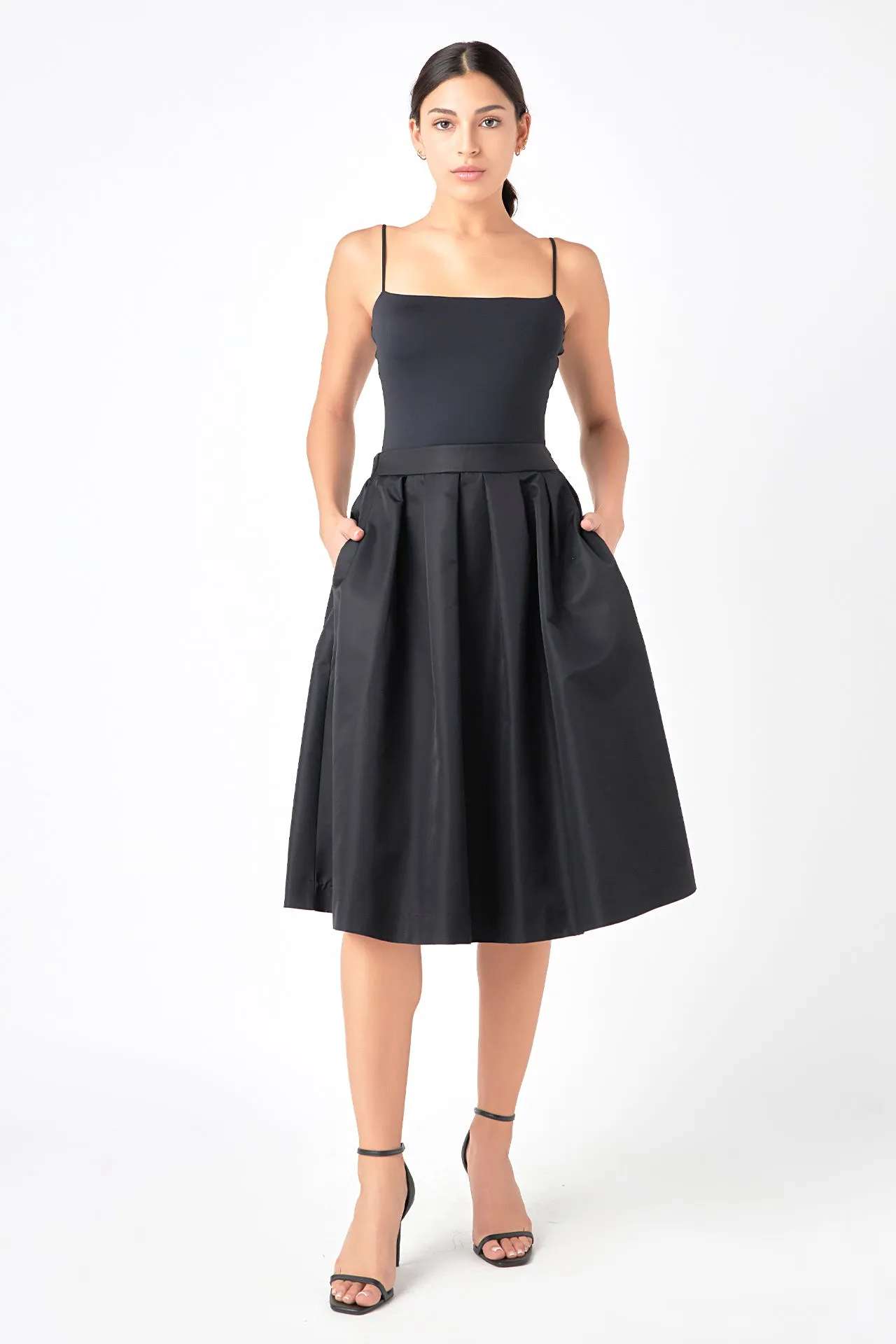 Voluminous Midi Skirt