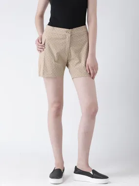 Women Cotton Printed Regular Shorts