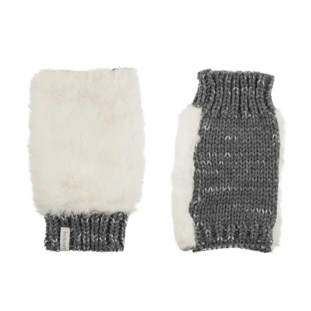 Women’s Chenille Knit Fingerless Glove Cozies