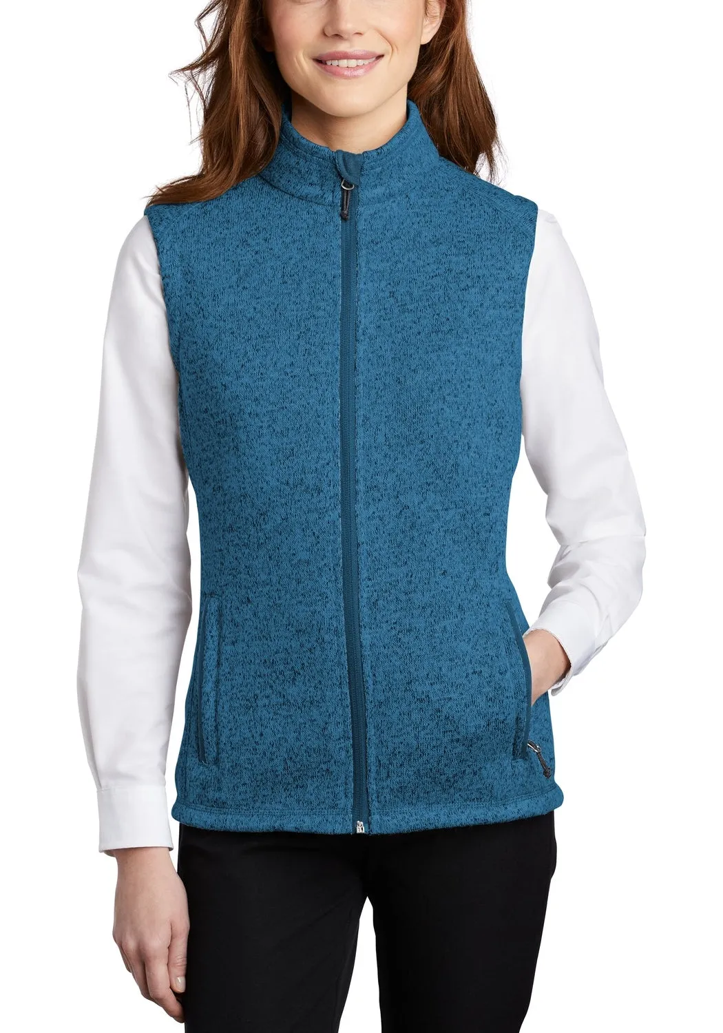 Women's Full-Zip Sweater Fleece Vest