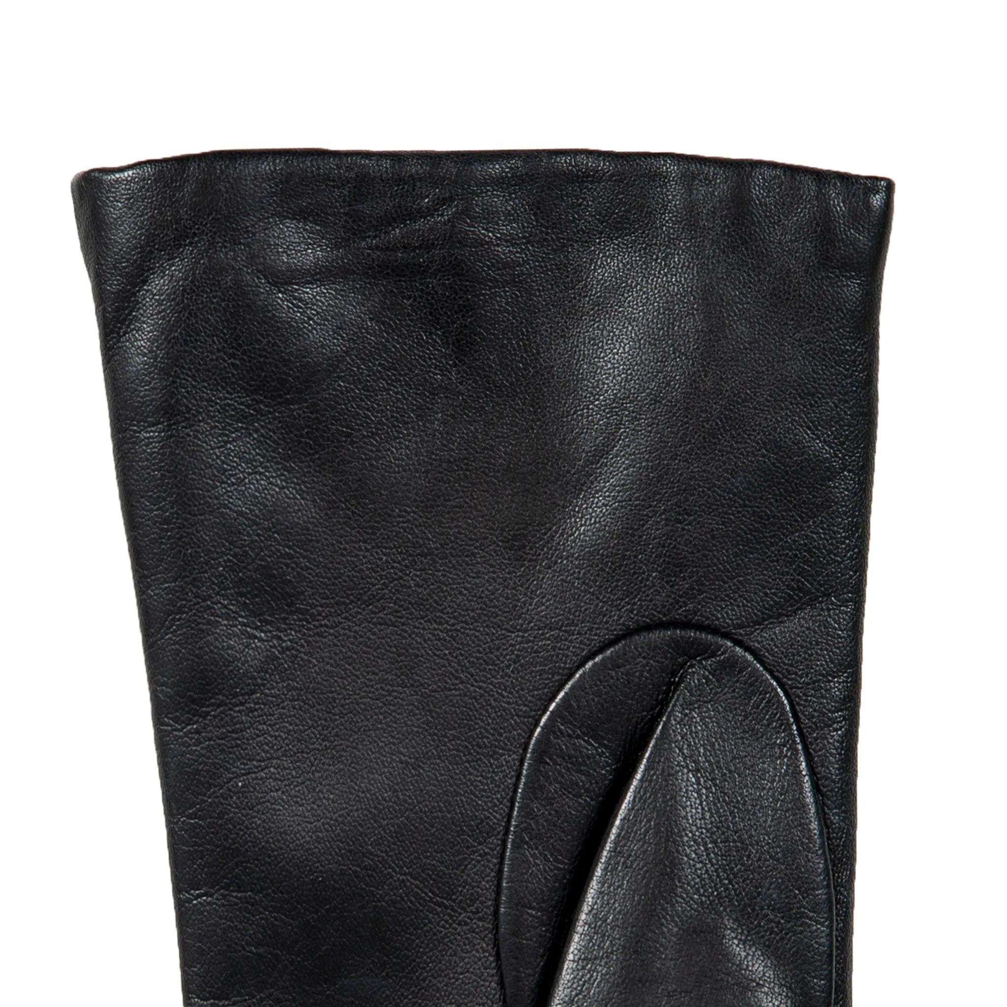 Women's Three-Point Cashmere-Lined Leather Gloves