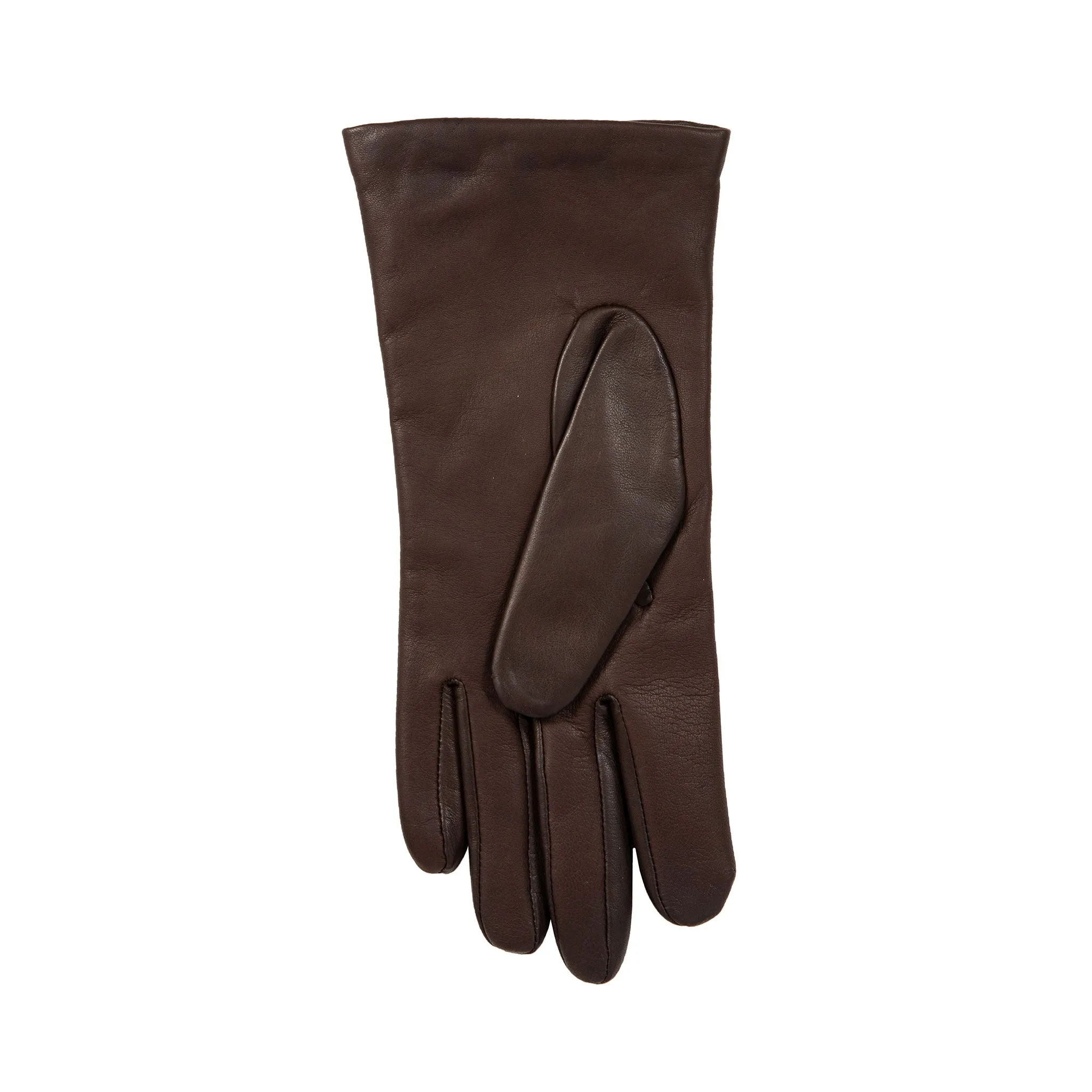 Women's Three-Point Cashmere-Lined Leather Gloves