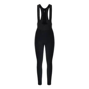 Women's Windproof Thermal Bib Tights SI-1 Black