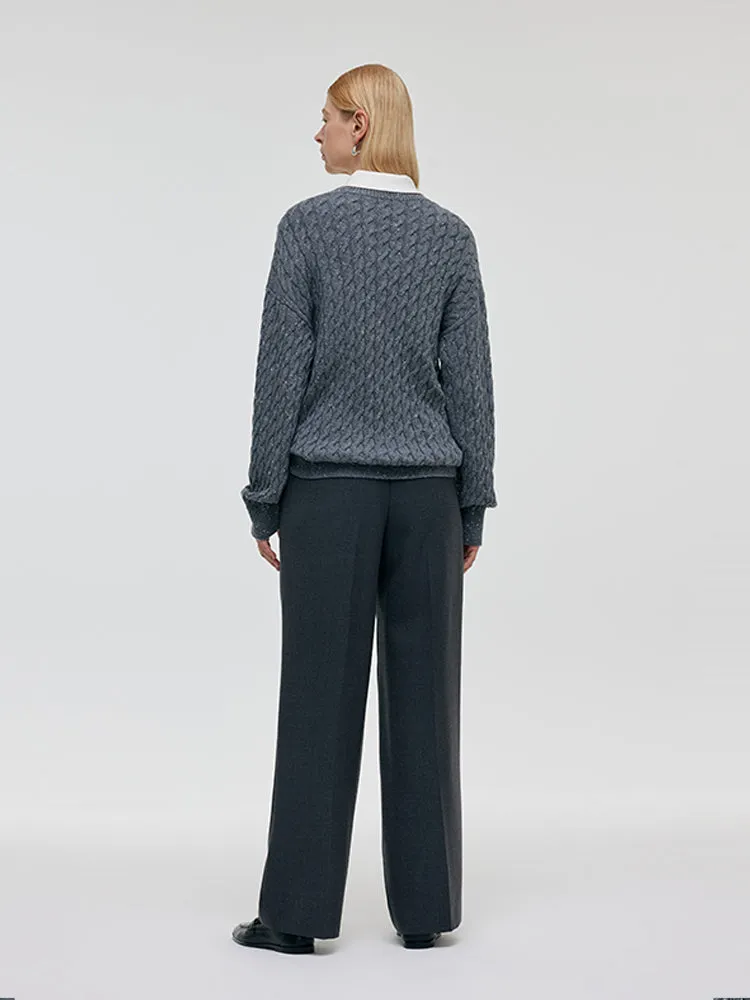 Wool And Cashmere Women Sweater