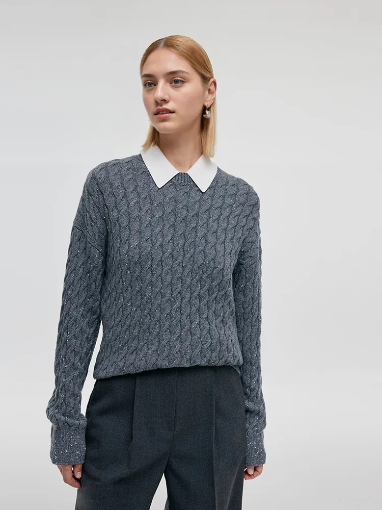 Wool And Cashmere Women Sweater