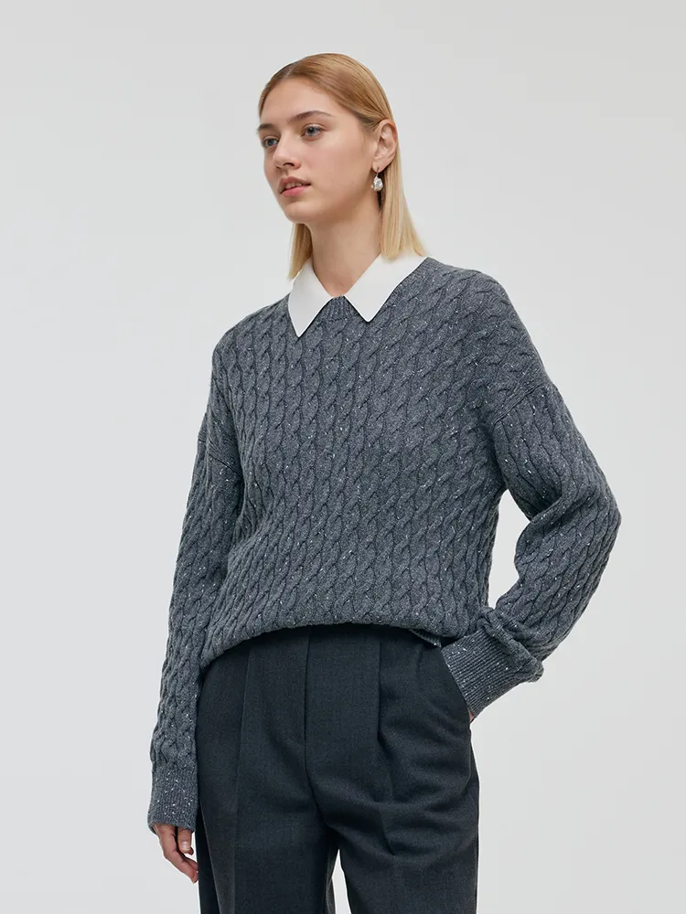 Wool And Cashmere Women Sweater