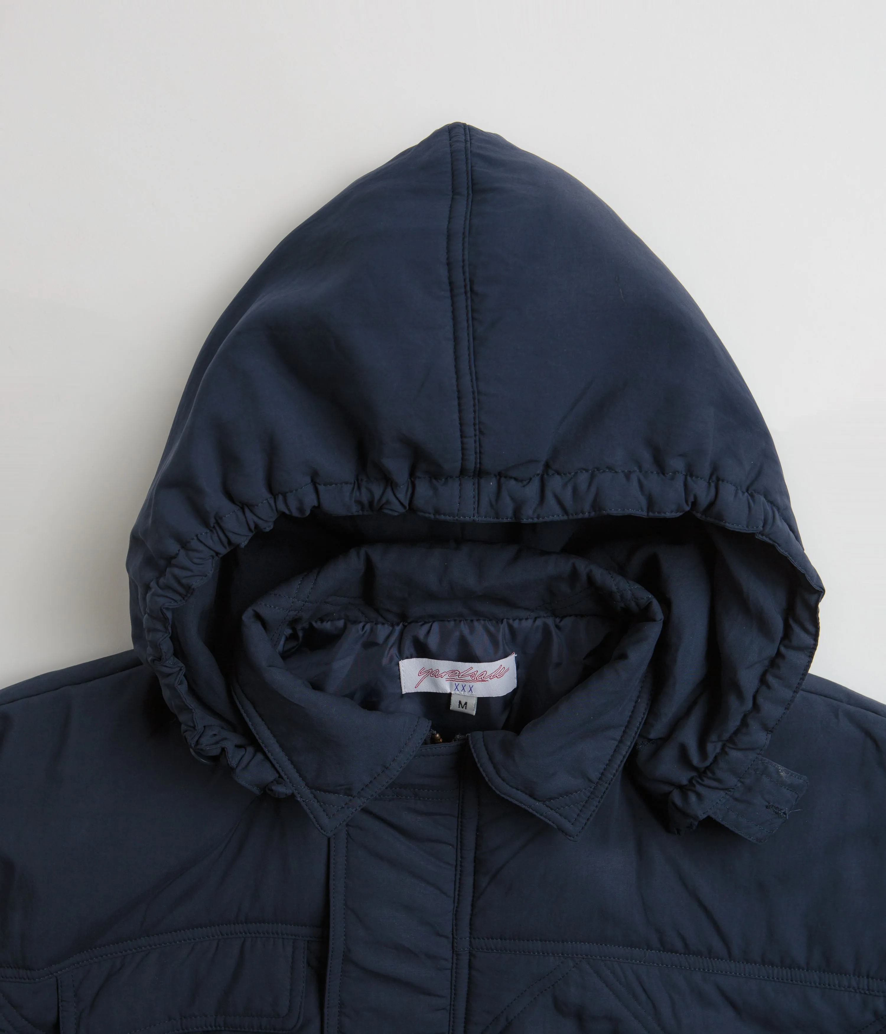 Yardsale Diamond Quilted Jacket - Blue