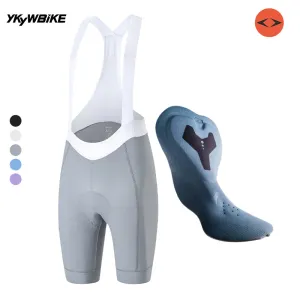 YKYK Road Bike Women's Pro Gray Cycling Bib Shorts 7H Ridding 2024 Summer Breathable Bicycle Sports Clothing Slimming Tights Race Bib Shorts