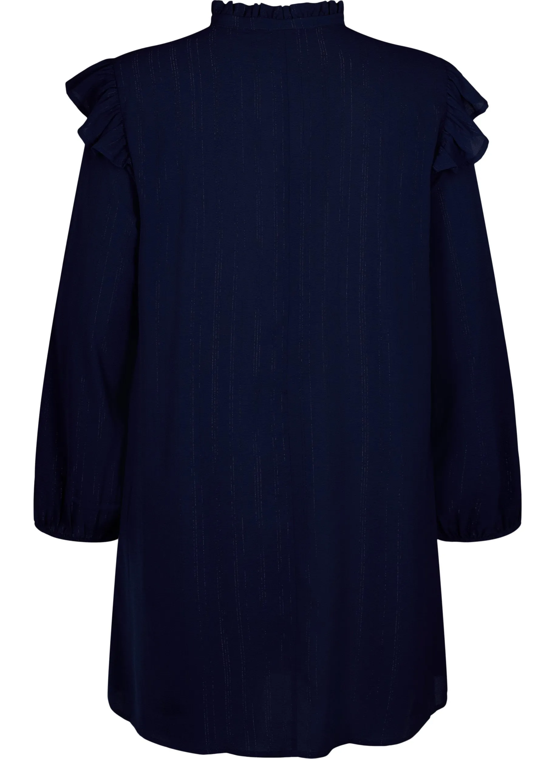 Zizzi Anni Glitter Dress in Navy